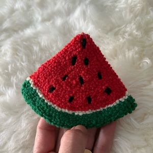 NWT - Nilly's Handmade Punch Watermelon Hairclips
